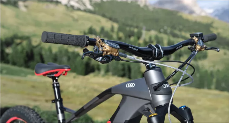 E Mtb Innovation Audi Partners With Fantic For The E Tron Mountain