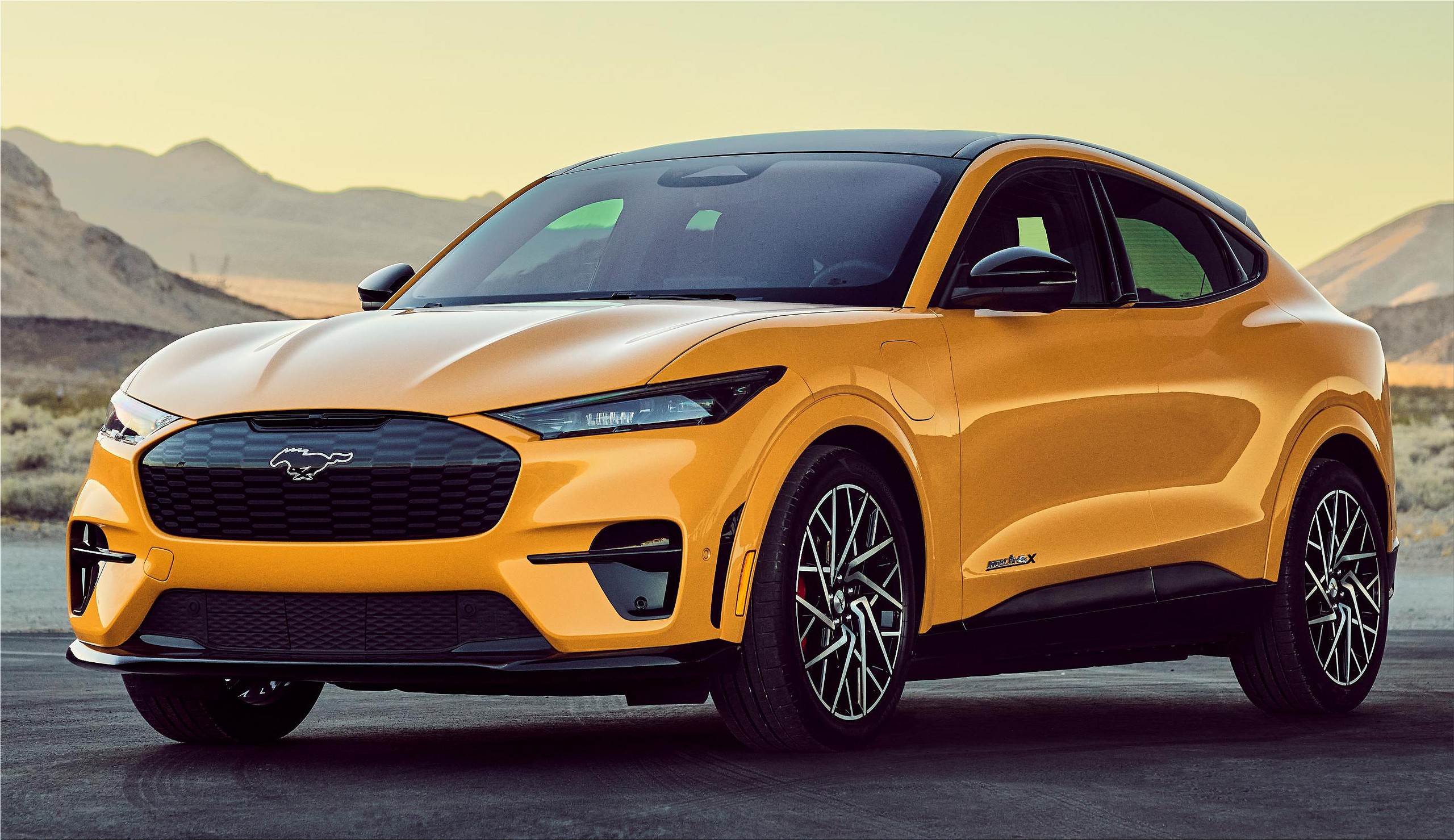 The 2021 Ford Mustang MachE allelectric SUV driving pleasure