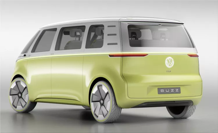 The all-electric and autonomous Volkswagen ID BUZZ minivan | Electric ...