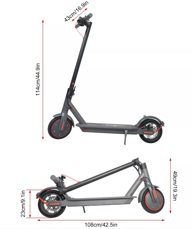 The new Happyrun HR-15 electric scooter with 8.5-inch wheels | Electric ...