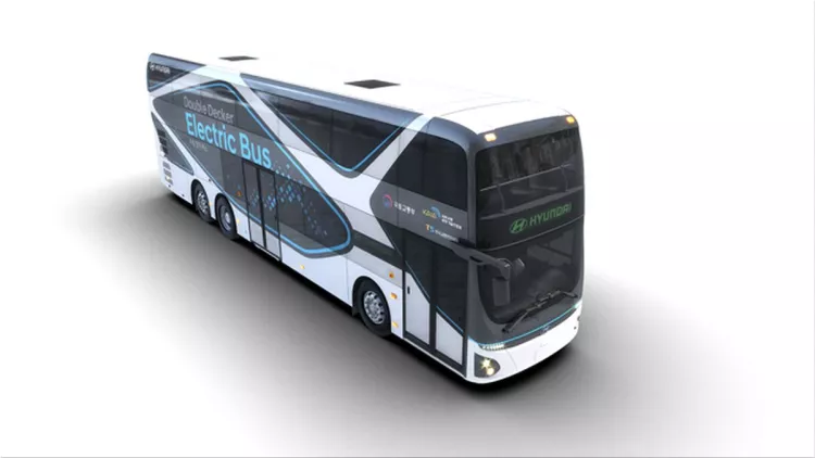 Hyundai Motor's double-decker electric bus