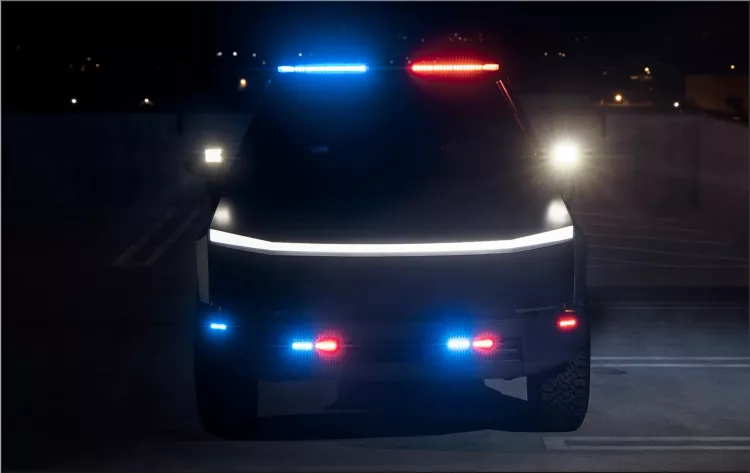 Electric Police Cars: The Future Arrives with Tesla Cybertruck Patrol ...